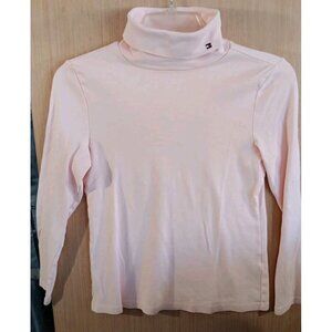 Tommy Hilfiger (L)‎ Pink Womens Turtleneck Long Sleeve